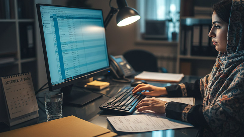 آموزش ارسال آنلاین گزارش فصلی