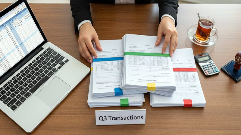 آموزش ثبت گزارش فصلی معاملات